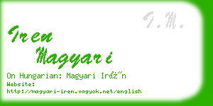 iren magyari business card